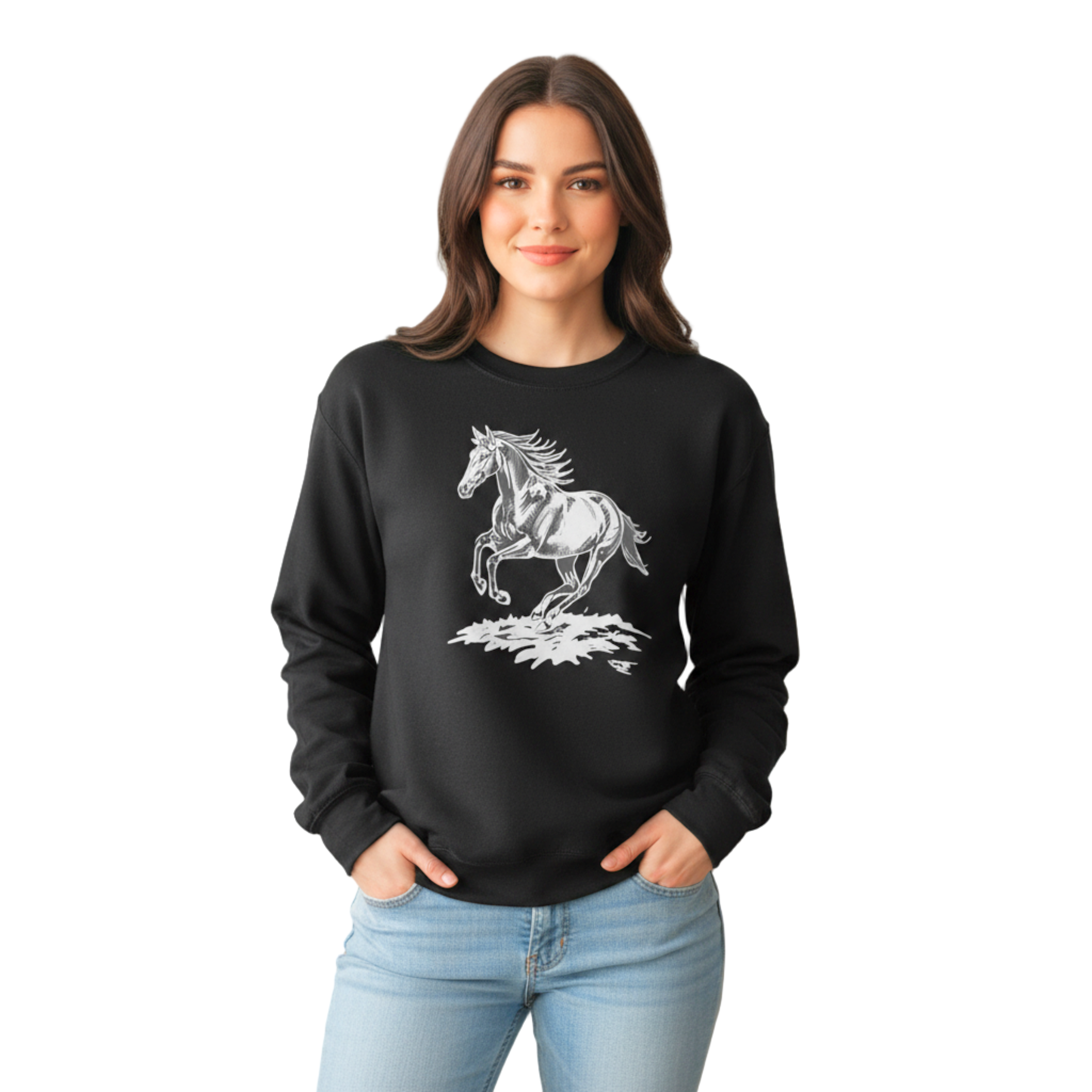 Women’s Horse Graphic Sweatshirt | Western Country Pullover