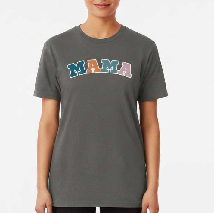 Gracelle Comfort Colors Women's Mama T-Shirt | Retro Mother's Day Gift Tee