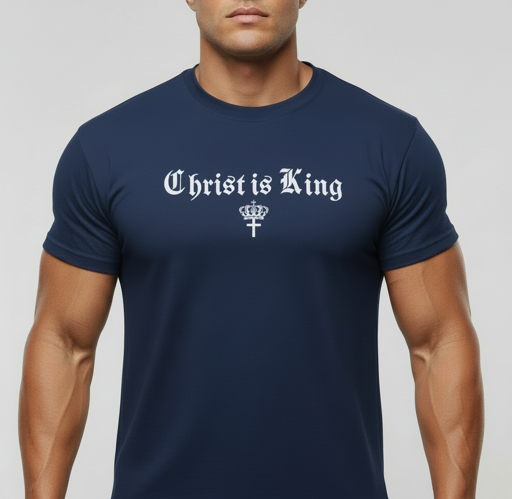 Gracelle Comfort Colors Men's Christ is King T-Shirt | Streetwear Gym Pump Cover